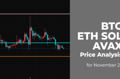 BTC, ETH, SOL and AVAX Price Analysis for November 23