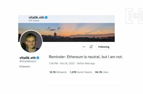 Vitalik Buterin: Putin’s Military Operation is a Crime Against the People of Ukraine and Russia