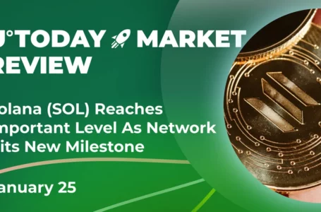 Solana (SOL) Reaches Important Level as Network Hits New Milestone: Crypto Market Review, Jan. 25