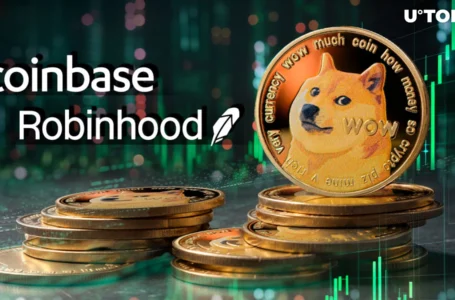 DOGE 12% Up as Close to Half Billion Dogecoin Goes to Coinbase and Robinhood